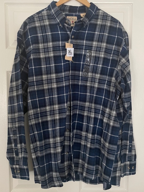 RedHead Other - 🩶 RedHead 100% Cotton Plaid Button Down Ultimate Flannel Button Down Shirt 🩶